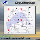 تمرینات تقویت عضلات کمر در خانه